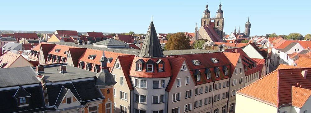 Luther-Hotel Wittenberg Luftansicht